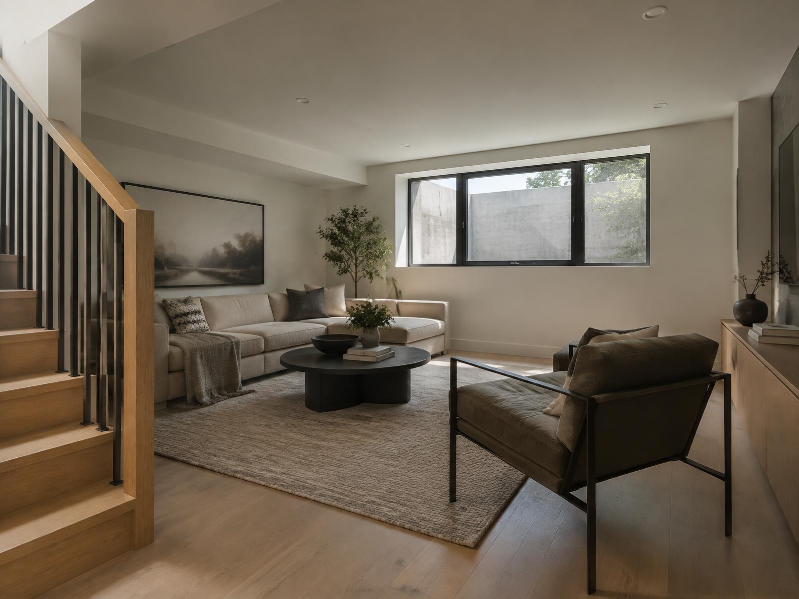 Protected living space: The practical goal: a basement planned for dry use